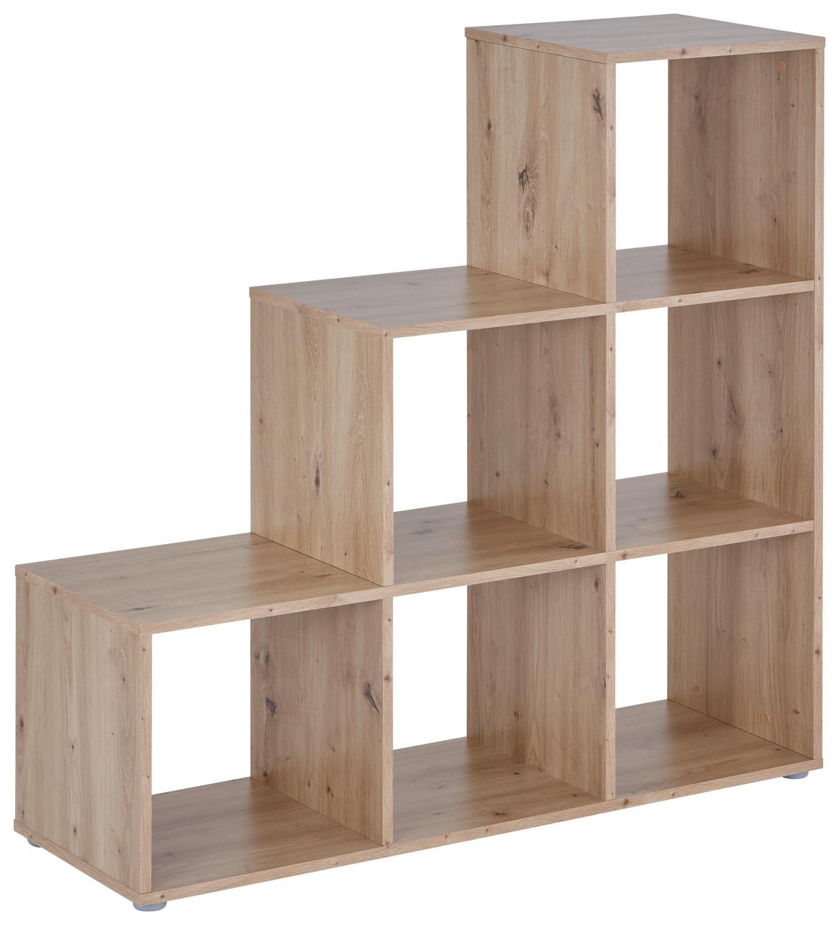 Separator de cameră PISA 3 - culoare lemn stejar, Modern, material pe bază de lemn (112/113/35cm) - Modern Living