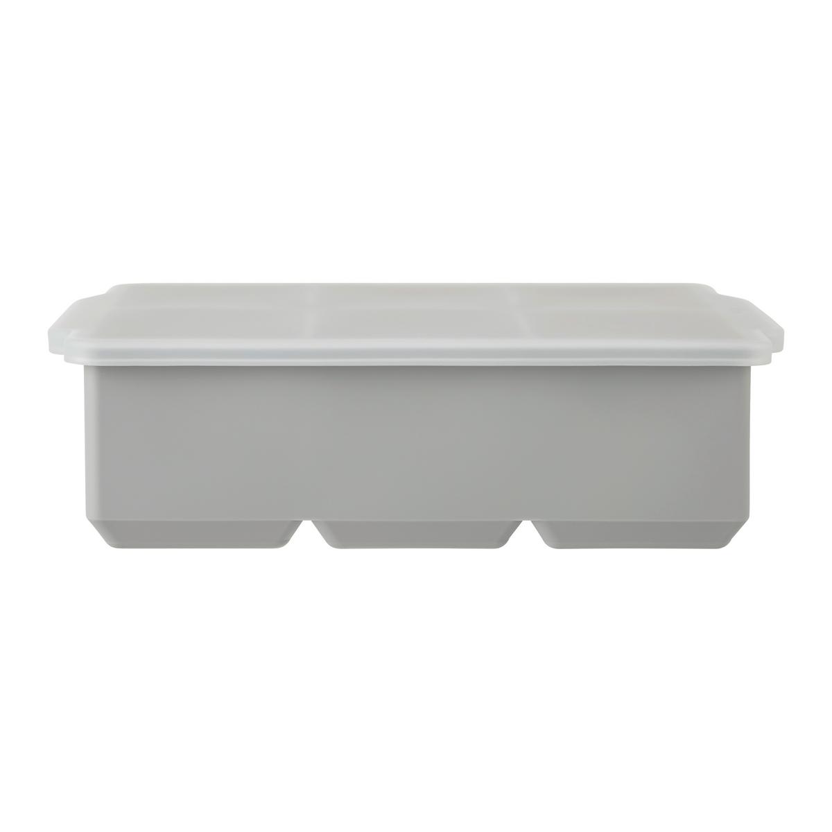 TAVĂ PENTRU CUBURI DE GHEAțĂ CUBE XL - gri, Modern, plastic (16/5/11cm) - Modern Living