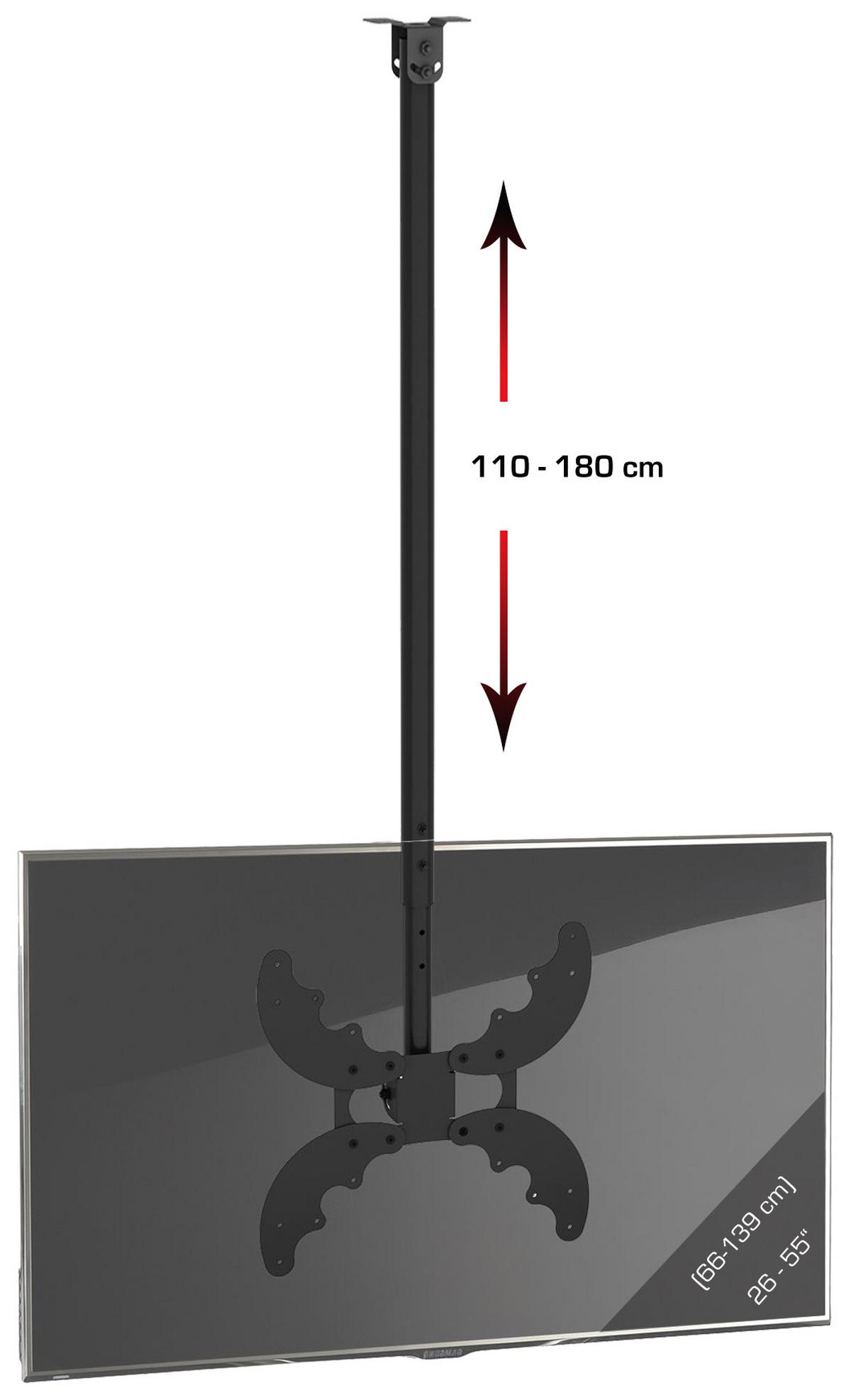 Nosilec Za Tv B-Dx - antracit, Moderno, kovina (42/110/4,5cm) - MID.YOU