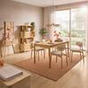 MATBORD LUND - naturfärgad, Modern, trä (140/80/76cm) - Mömax