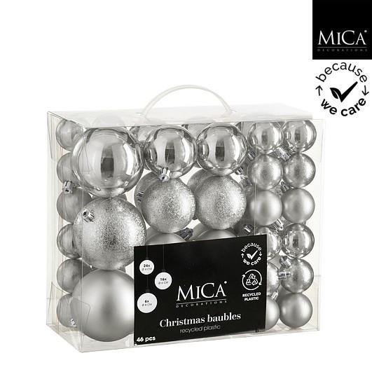 Set Kroglic Za Božično Jelko Noel- 46 Delni Set - Moderno