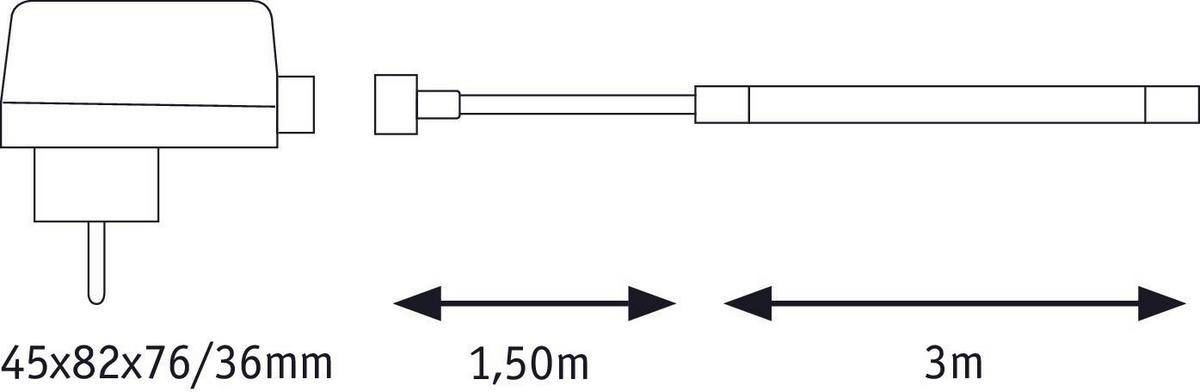 LED-Strip SimpLED Outdoor max. 12 Watt - Weiß, Basics, Kunststoff (300cm) - Paulmann