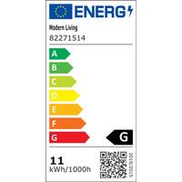 LED-Strip Noti in Schwarz max. 10,8 Watt - Schwarz, MODERN, Kunststoff (300cm) - Modern Living