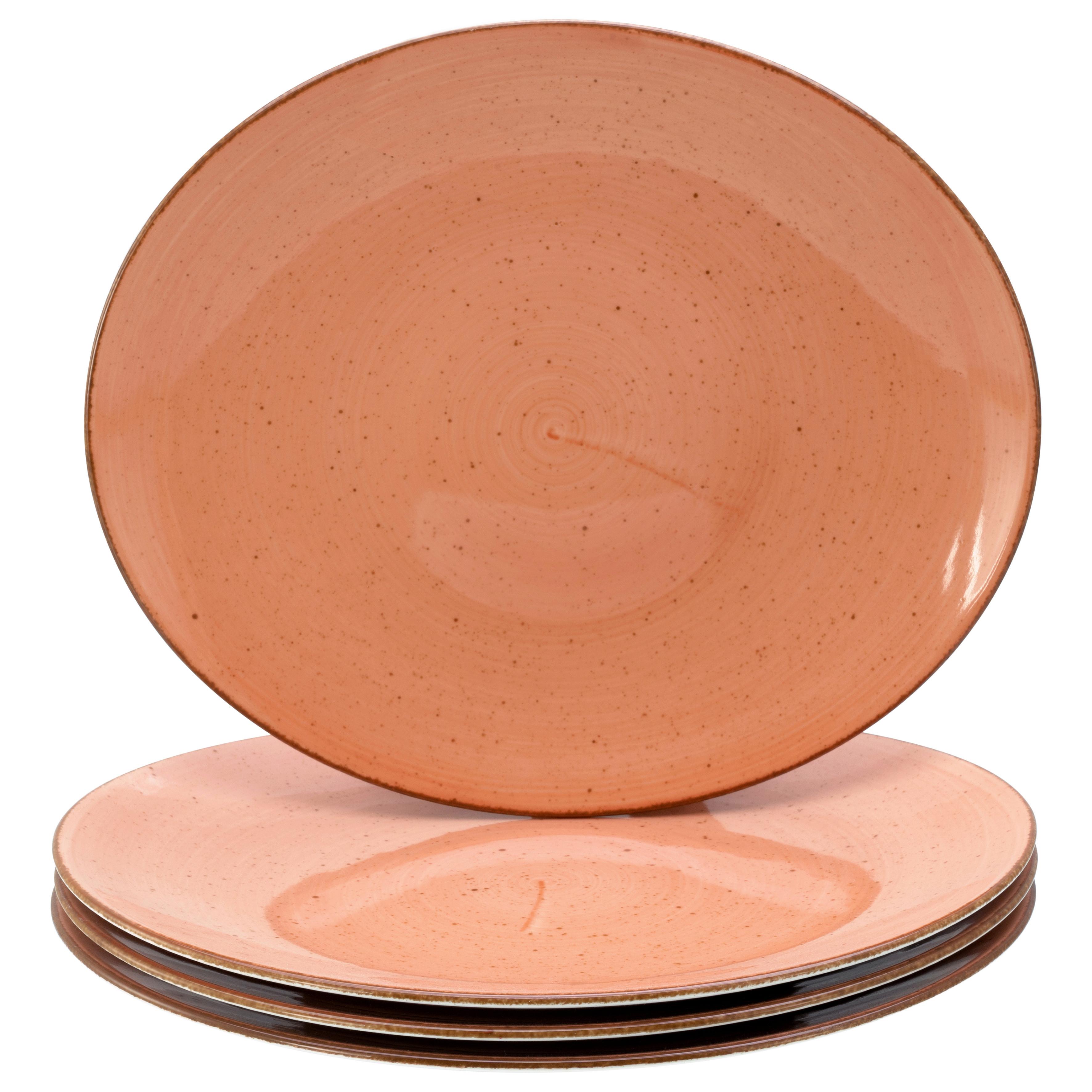 Set Krožnikov Za Zrezke Terra, 4-Delni - terakota, Basics, keramika (30,5/26cm) - Creatable