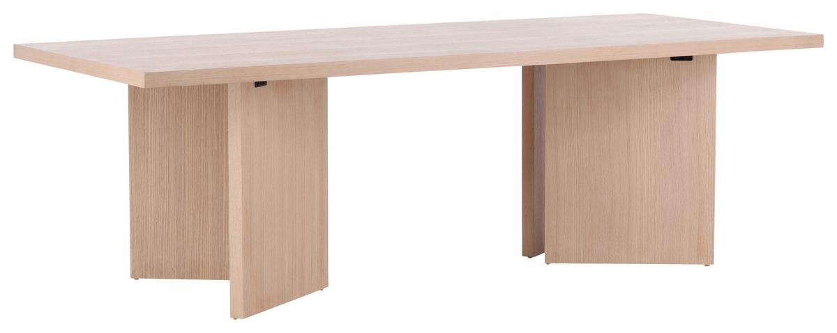 Esstisch Bassholmen ca. 240x100x74 cm Beige - Beige, Design, Holz/Holzwerkstoff (240/100/74cm) - Livetastic
