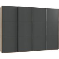 Ormar S Kliznim Vratima Level 36a - boje grafita/boje hrasta, Moderno, drvni materijal (300/216,5/65cm) - Modern Living