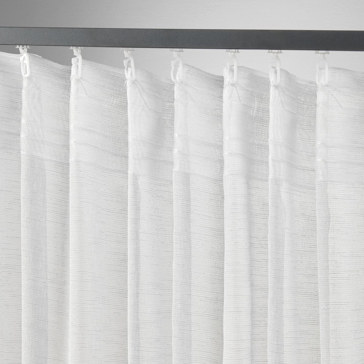 Fertigvorhang Sigrid Weiss ca. 300x245cm - Weiß, KONVENTIONELL, Textil (300/245cm) - Premium Living