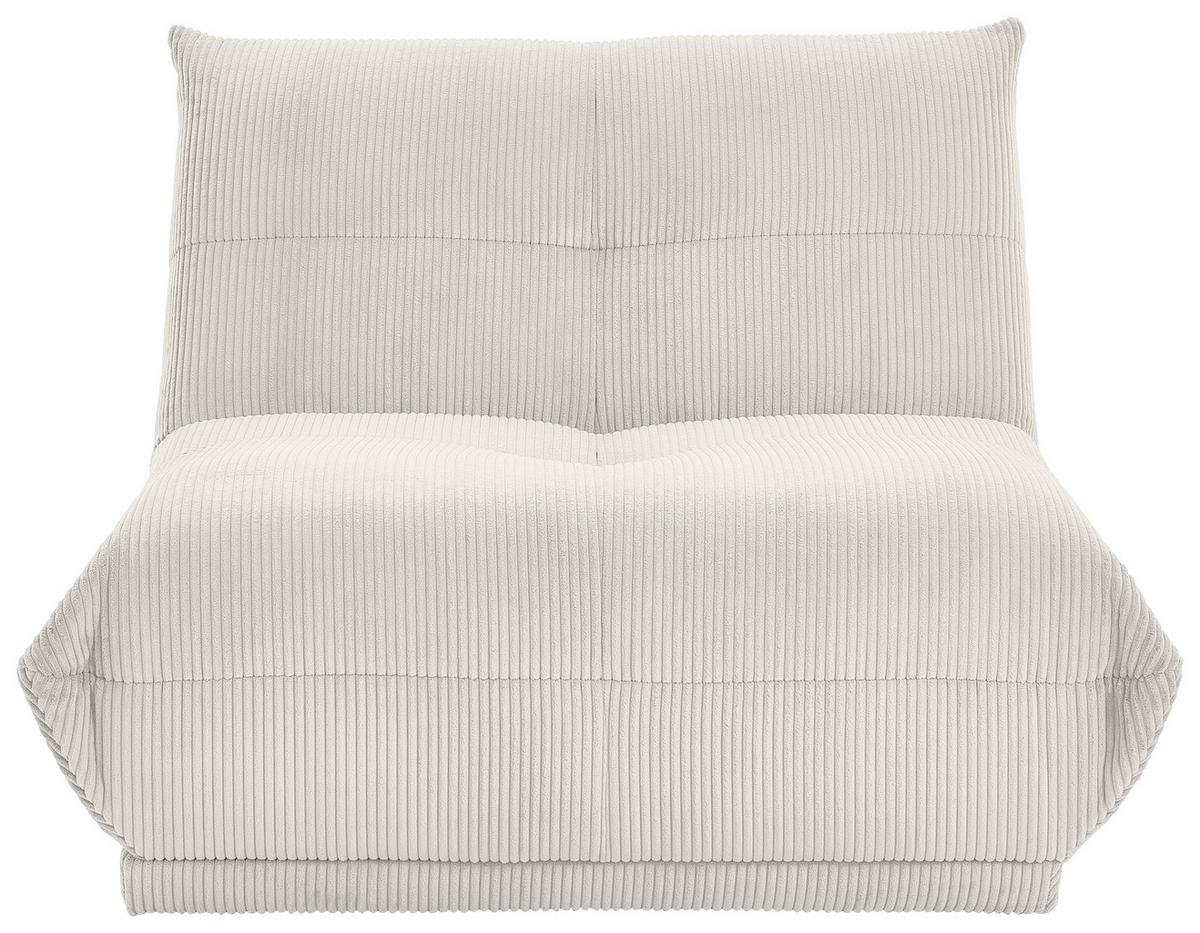 Modul Sofaelement Giselle Weiß - Weiß, Trend, Textil (105/80/112cm) - Livetastic