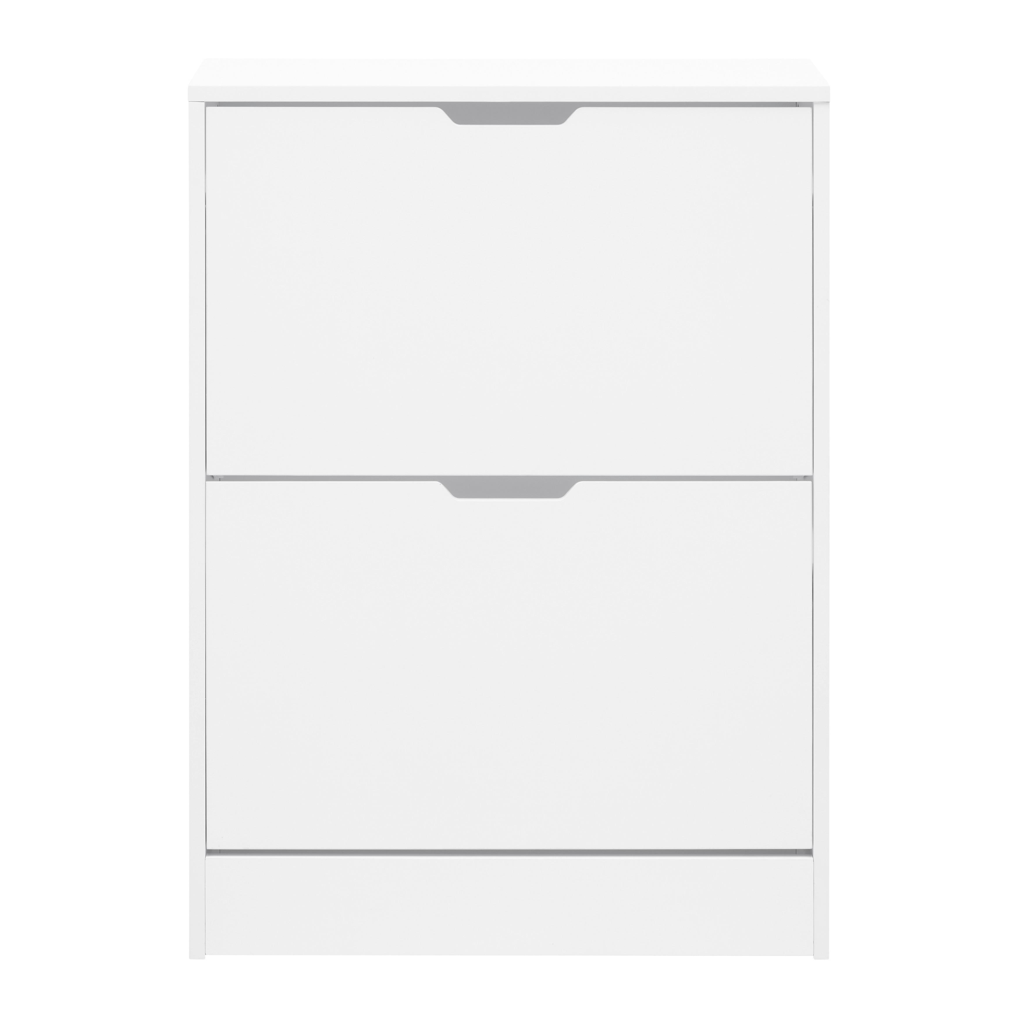 Cipősszekrény Fehér Rudi - fehér, Konventionell, faalapú anyag (60/83/24cm) - Based