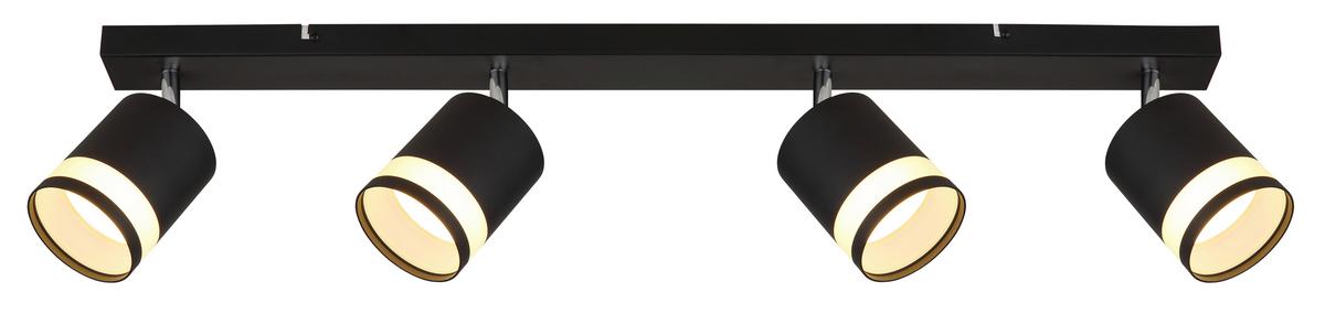 Reflektor Lucero - bijela/crna, Design, metal/plastika (80/8,2/18,5cm) - Globo