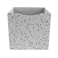 Cutie pliabilă Betty - gri, Konventionell, textil/material pe bază de lemn (33/33/32cm) - Mömax