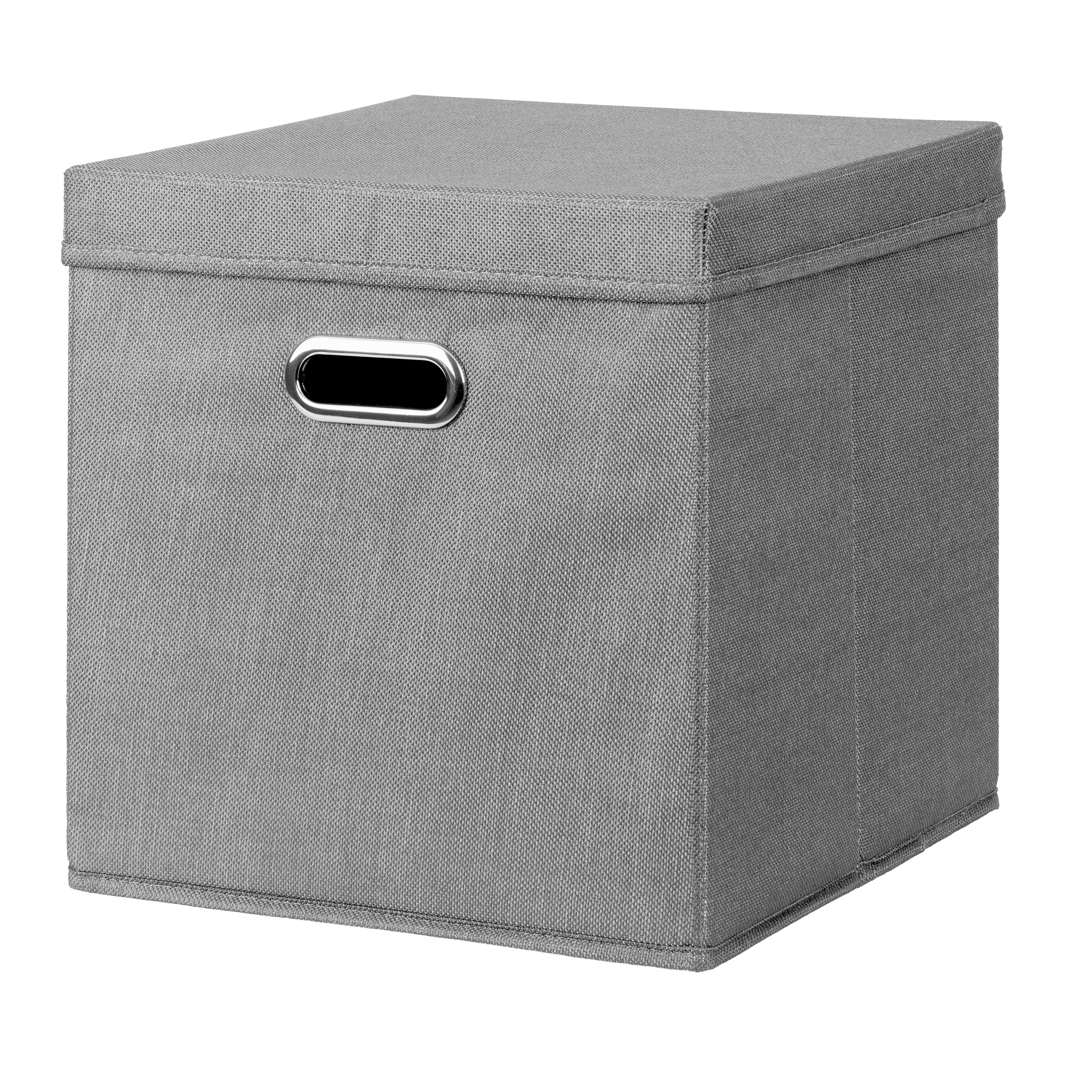 Faltbox Bobby Anthrazit - Anthrazit, MODERN, Karton/Textil (33/33/33cm) - Mömax