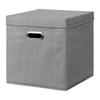 Faltbox Bobby Anthrazit - Anthrazit, MODERN, Karton/Textil (33/33/33cm) - Mömax
