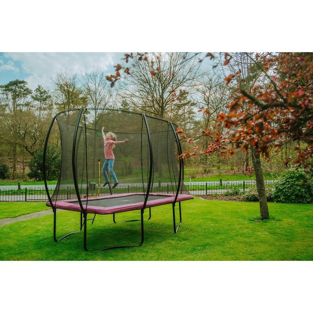 Trampolin Exit Pink ø ca. 366cm - Pink, KONVENTIONELL, Kunststoff/Metall (366/183cm) - EXIT Toys