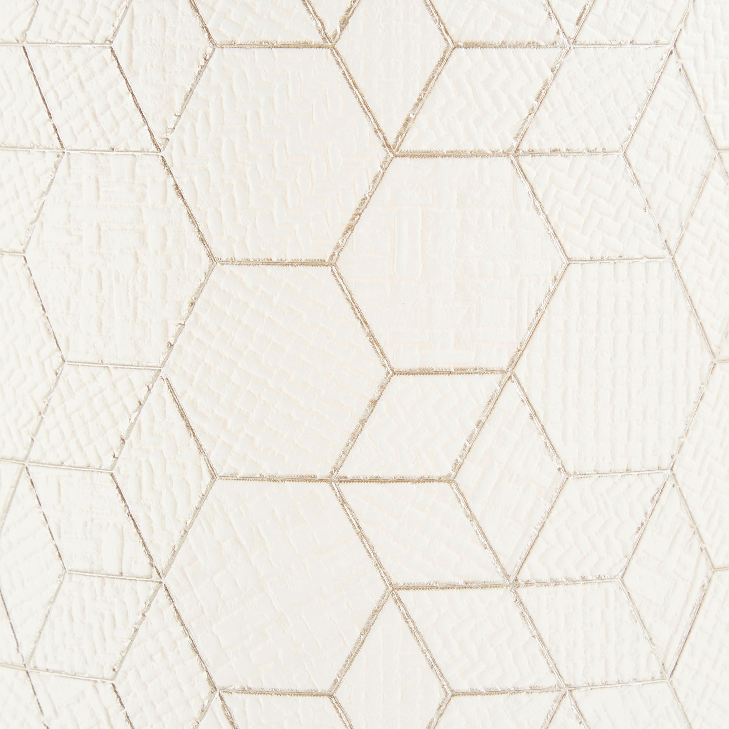 Deckenleuchte Galance in Weiß max. 20 Watt - Weiß, KONVENTIONELL, Textil/Metall (58/16cm) - Brilliant