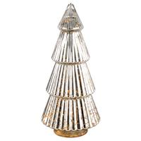CHOINKA DEKORACYJNA JP18664 - kolor srebrny, Lifestyle, szkło (17,5/38cm) - X-Mas