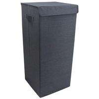 Wäschekorb Dreso L ca. 30x70x30 cm Anthrazit - Anthrazit, MODERN, Textil (30/70/30cm) - MID.YOU