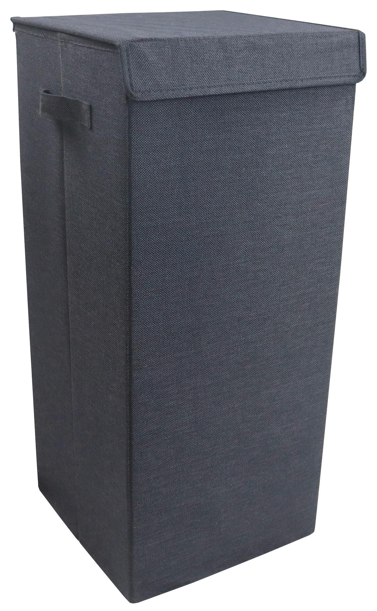 Wäschekorb Dreso L ca. 30x70x30 cm Anthrazit - Anthrazit, MODERN, Textil (30/70/30cm) - MID.YOU