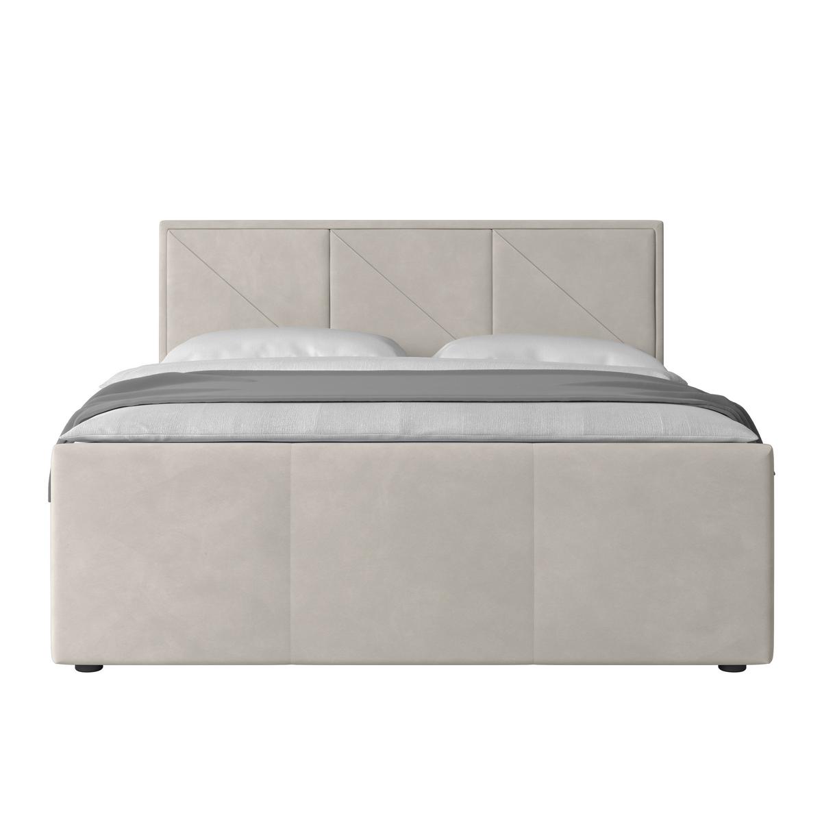Boxspringbett Bologna ca. 180x200 cm Creme - MODERN, Holz/Kunststoff (180/200cm) - MID.YOU