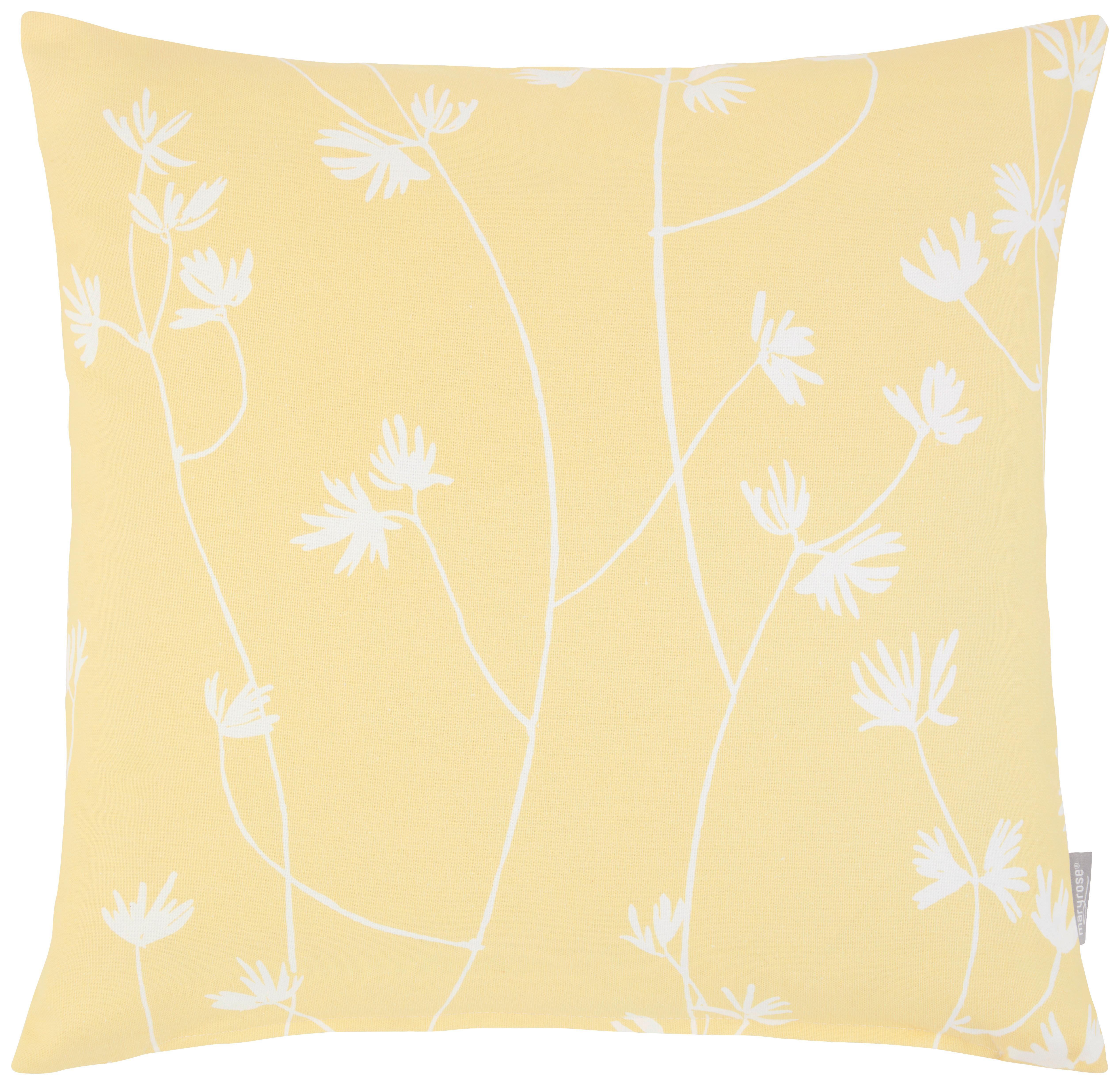 Zierkissen Gabrielle in Gelb ca. 45x45cm - Gelb, MODERN, Textil (45/45cm) - Mary's