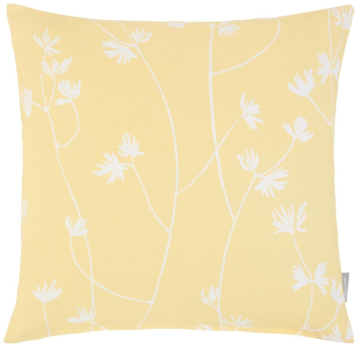 Zierkissen Gabrielle in Gelb ca. 45x45cm - Gelb, MODERN, Textil (45/45cm) - Mary's
