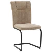 Stolica Daisy - smeđa/crna, Moderno, metal/tekstil (47/97/60cm) - Mömax