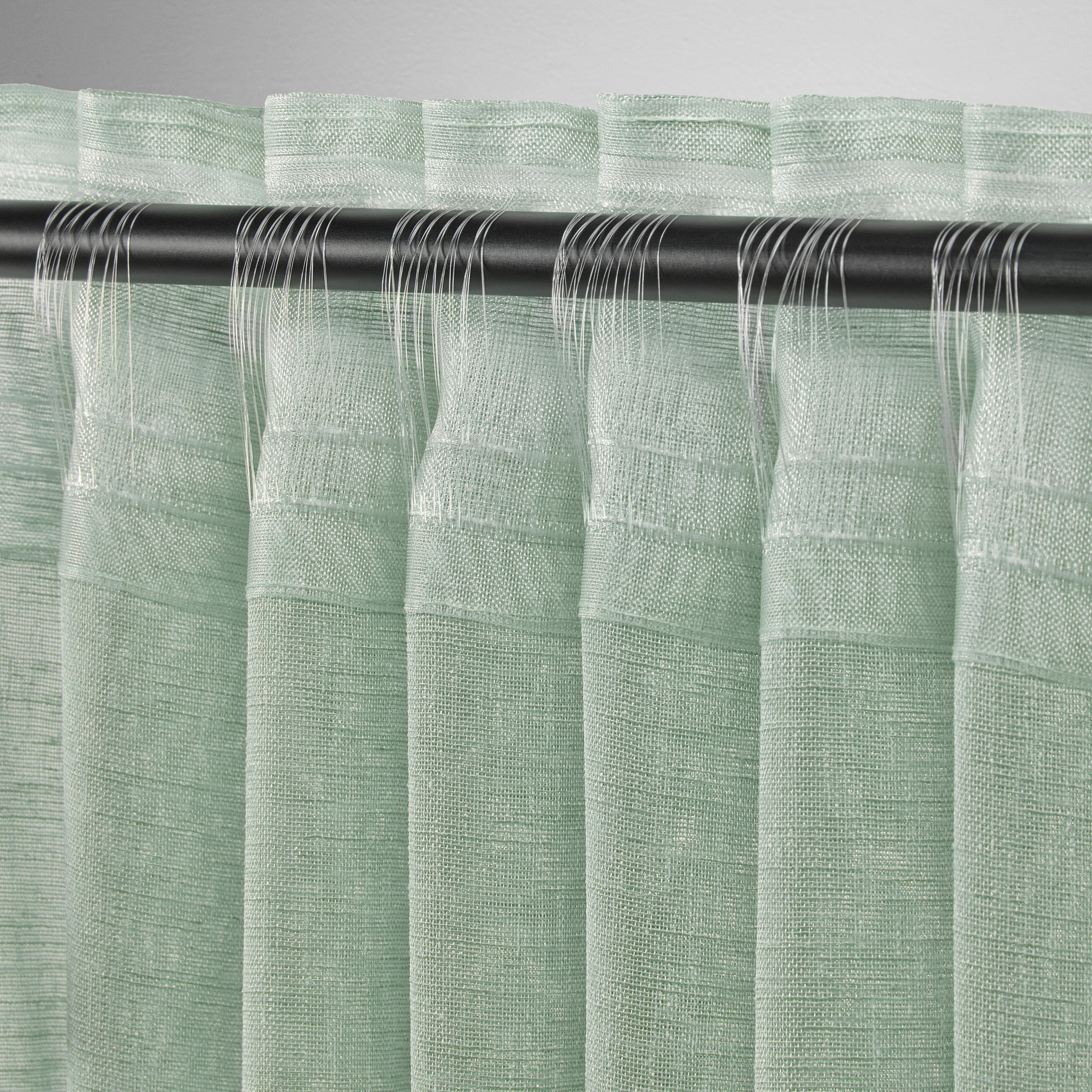 GARDINLÄNGD SIGRID 300 CM - grön, Modern, textil (140/300cm) - Premium Living