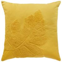 Zierkissen Leave in Gelb ca. 45x45cm - Gelb, Modern (45/45cm) - Premium Living