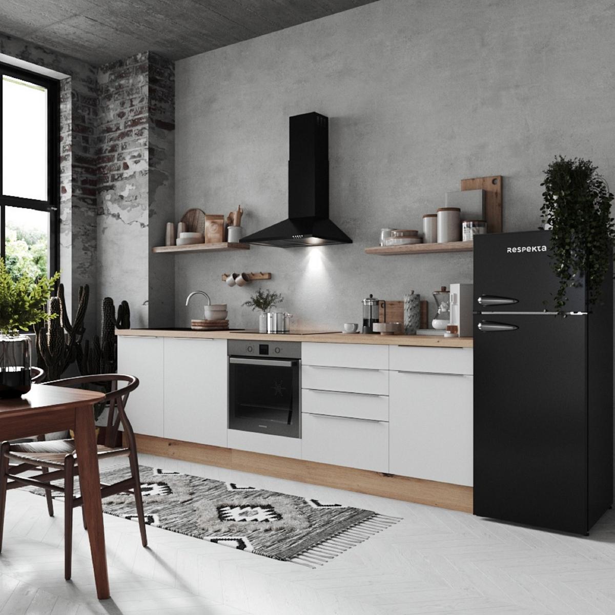 Kuhinjska Napa Karena, 60cm - črna, Trend, kovina (60/58-96/47,5cm) - Respekta