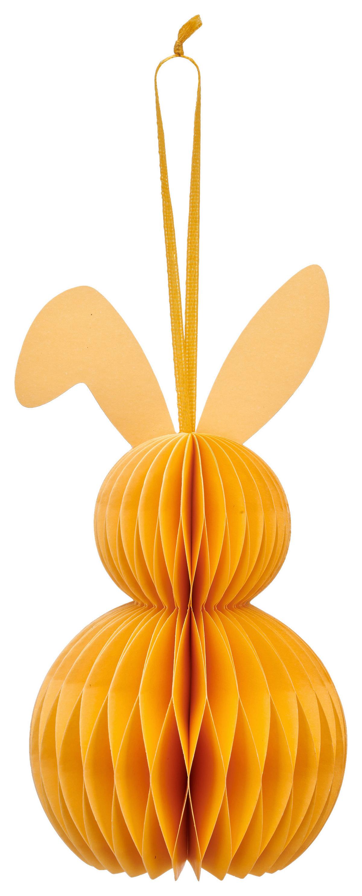 Dekohänger Paper I Gelb/Grün, 2 Stk. - Gelb/Mintgrün, KONVENTIONELL, Papier (8/11/8cm) - Mömax