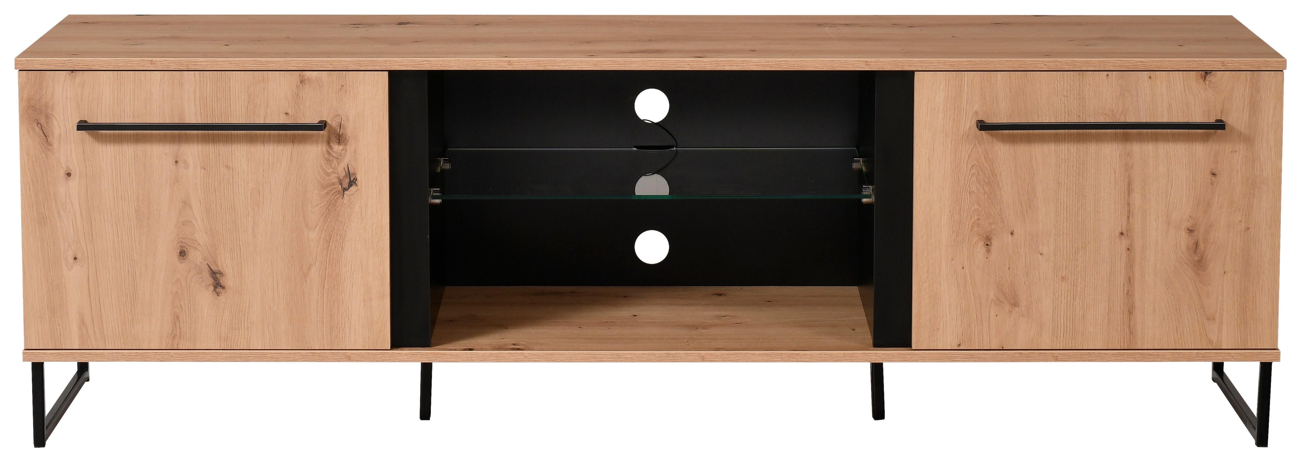 Tv-elem Sardinia - Artisan tölgy, Modern, faalapú anyag (170,5/54/42cm)