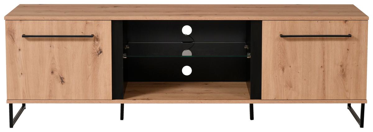 Tv-elem Sardinia - Artisan tölgy, Modern, faalapú anyag (170,5/54/42cm)