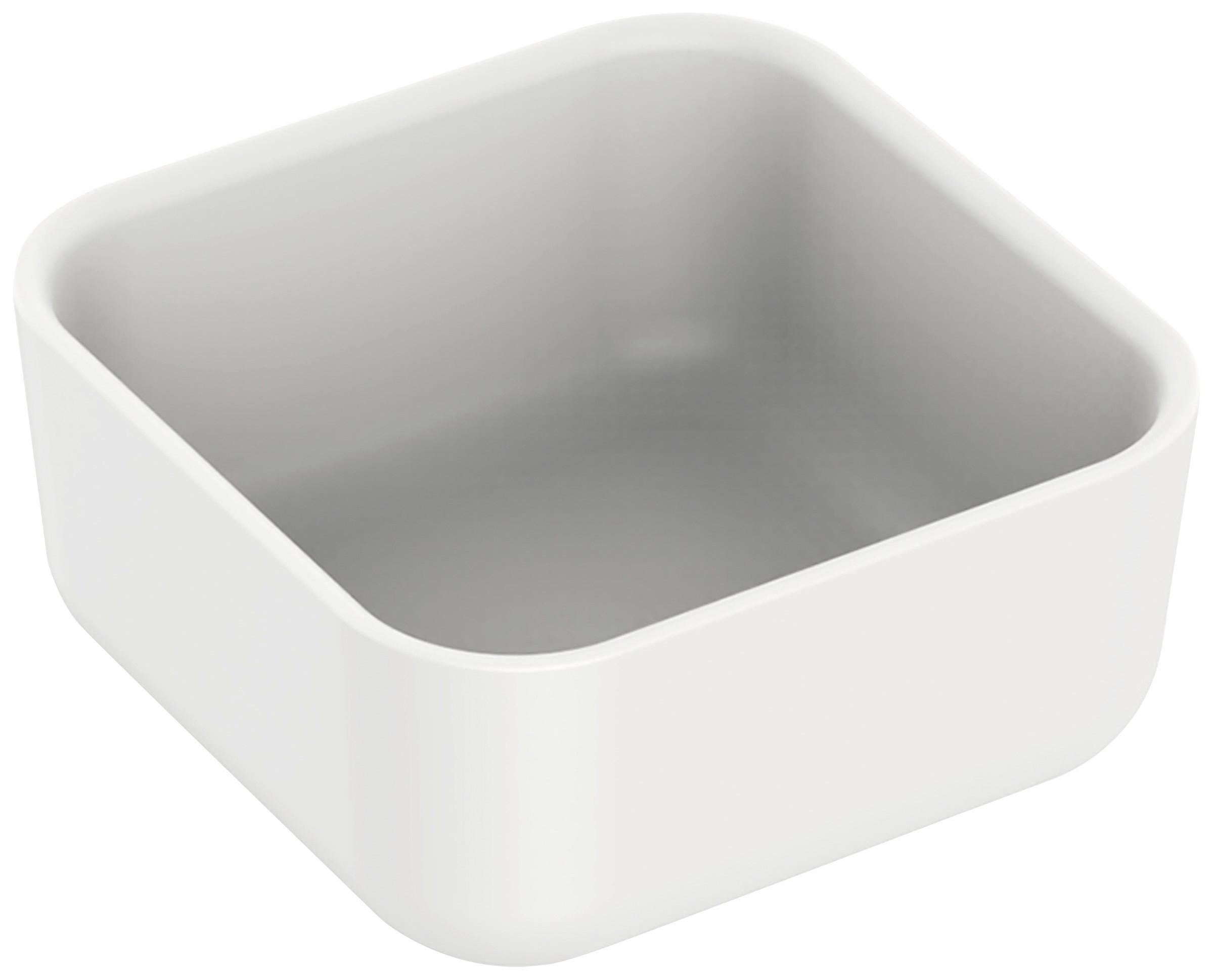 Besteckeinsatz Lis Grau - Weiß, MODERN, Kunststoff (7,6/7,6/3,4cm) - Mömax