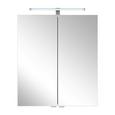 Spiegelschrank ca. 60x71x20cm inkl. Led - Weiß, Holzwerkstoff/Metall (60/71/20cm) - MÖMAX modern living
