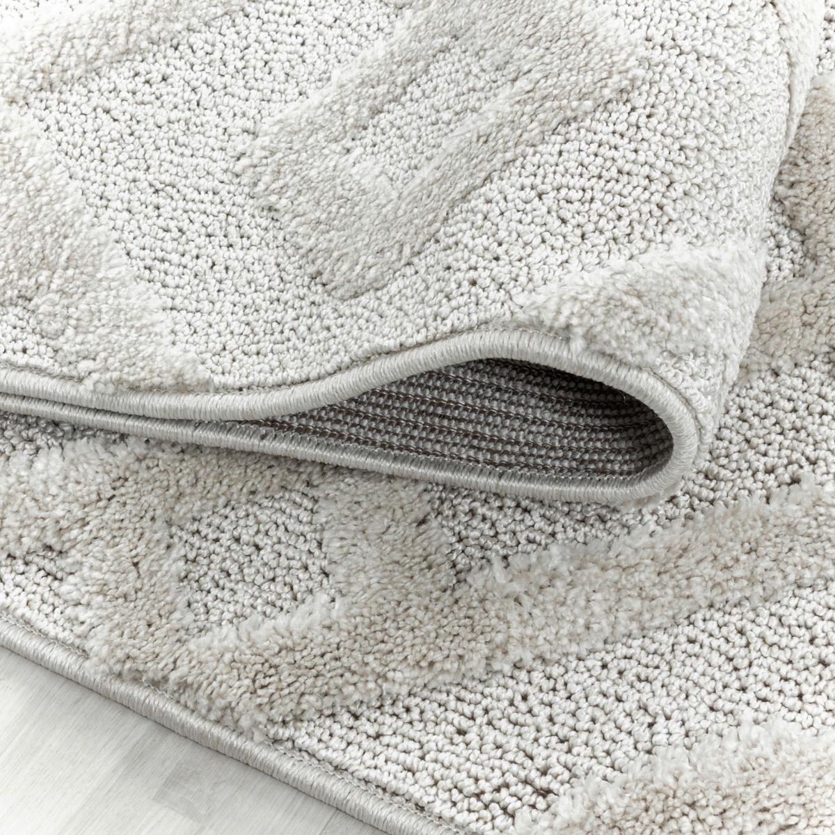 Webteppich Pisa Creme ca. 60x110cm - Creme, KONVENTIONELL, Textil (60/110cm)