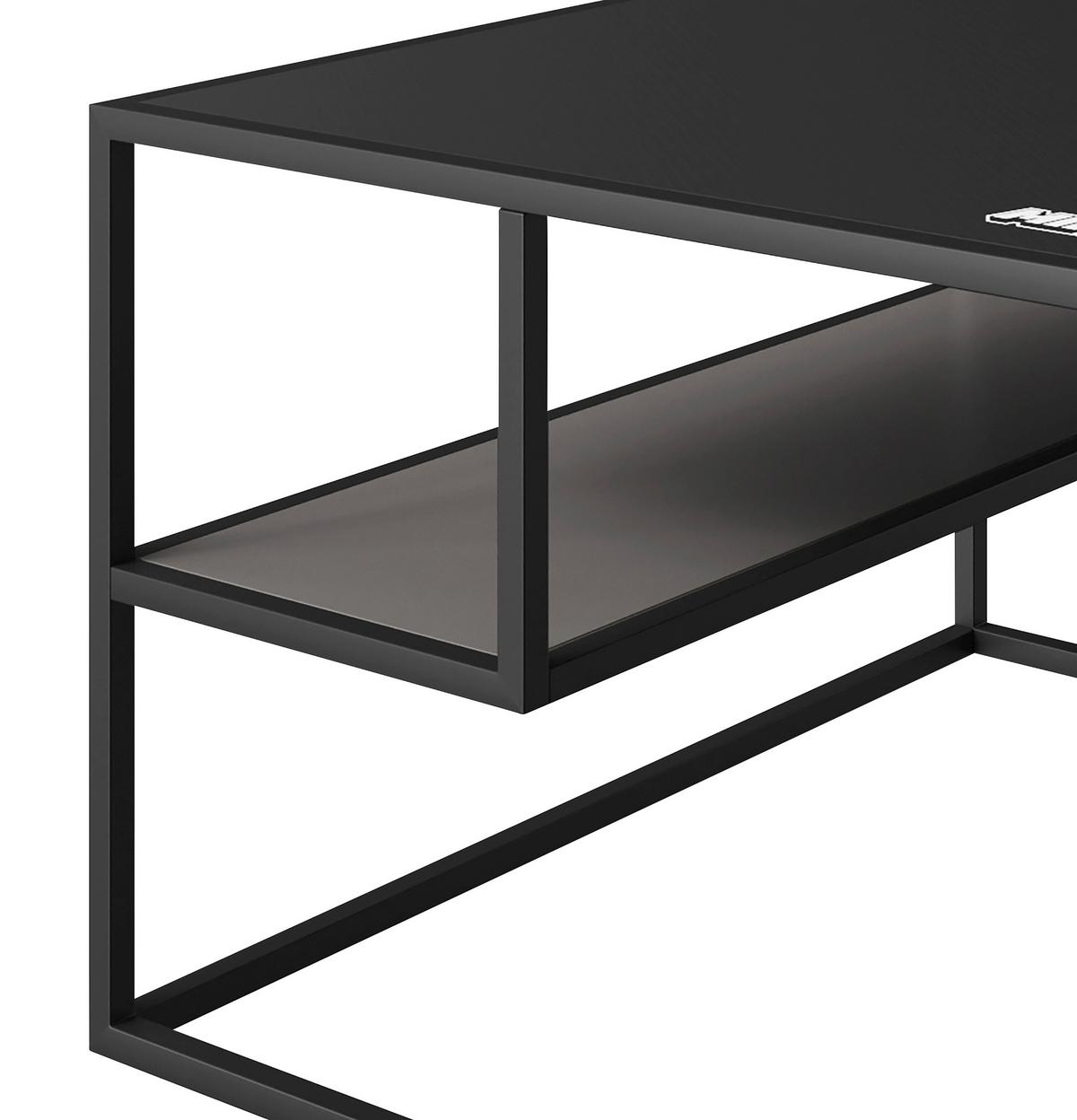 Couchtisch Minecraft ca. 70x70x45 cm Schwarz - Schwarz, MODERN, Holzwerkstoff/Metall (70/70/45cm) - Minecraft