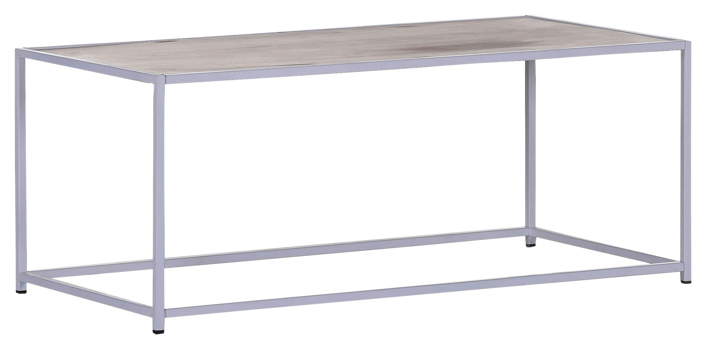 STOLIK KAWOWY INTRO - biały, Trend, metal/drewno (100/50/40cm) - Livetastic