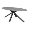 UTEBORD BARI - antracit, Modern, metall/glas (200/100/75cm) - Mömax