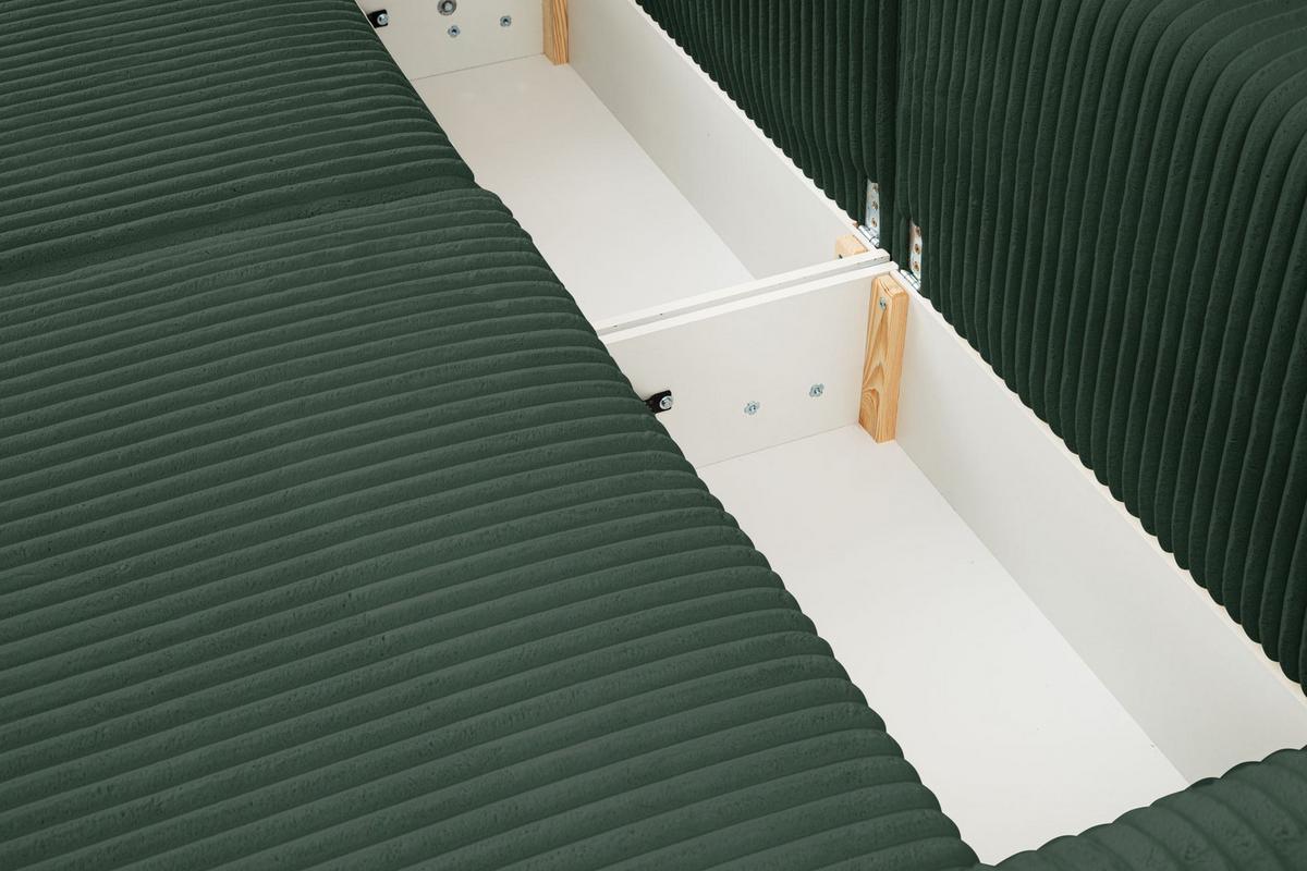 Trosjed Na Razvlačenje Mevi - zelena, Moderno (240/72-90/120cm) - Modern Living