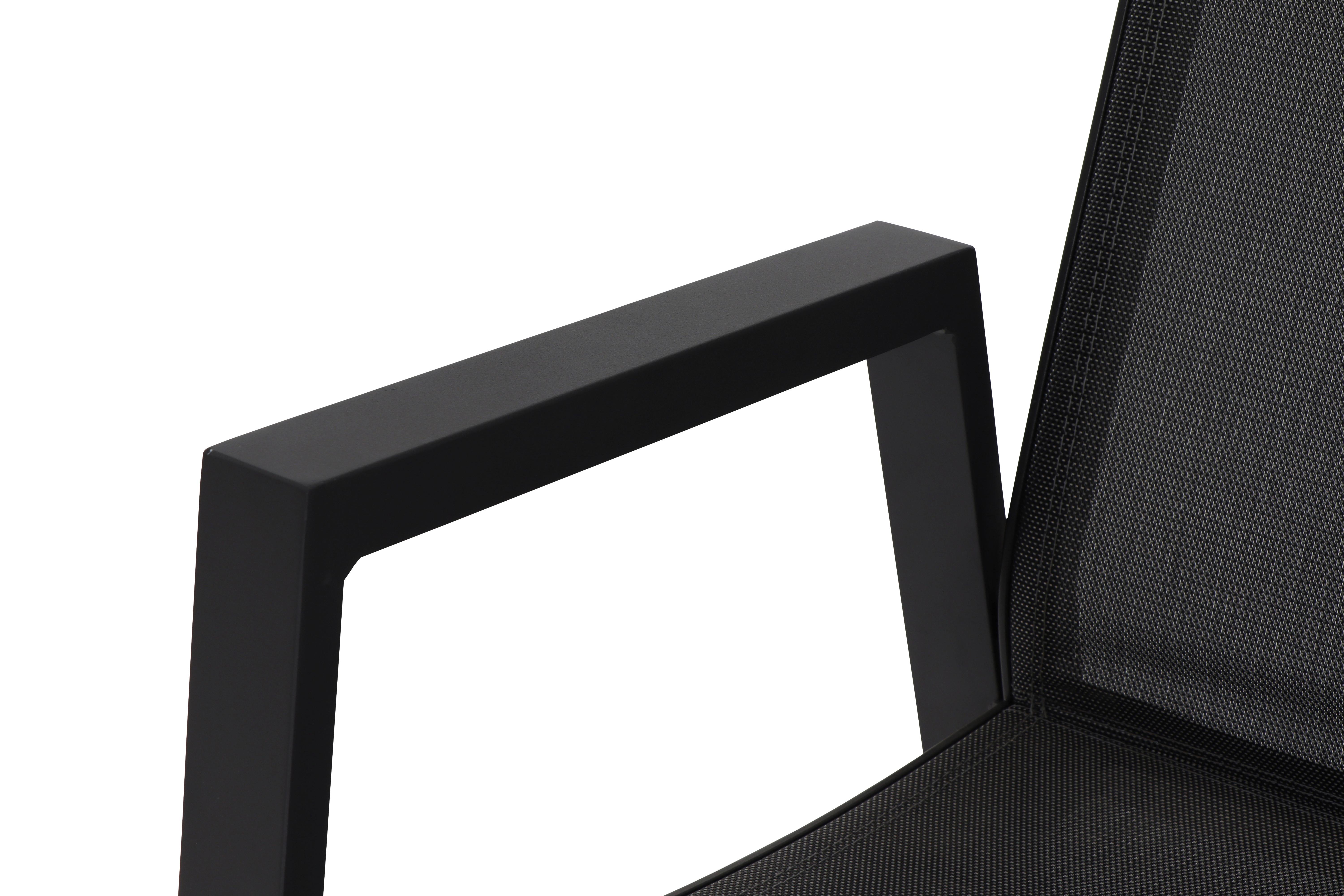 STAPELSESSEL M90919 - Anthrazit, KONVENTIONELL, Kunststoff/Metall (60/111,5/74cm) - Siena Garden