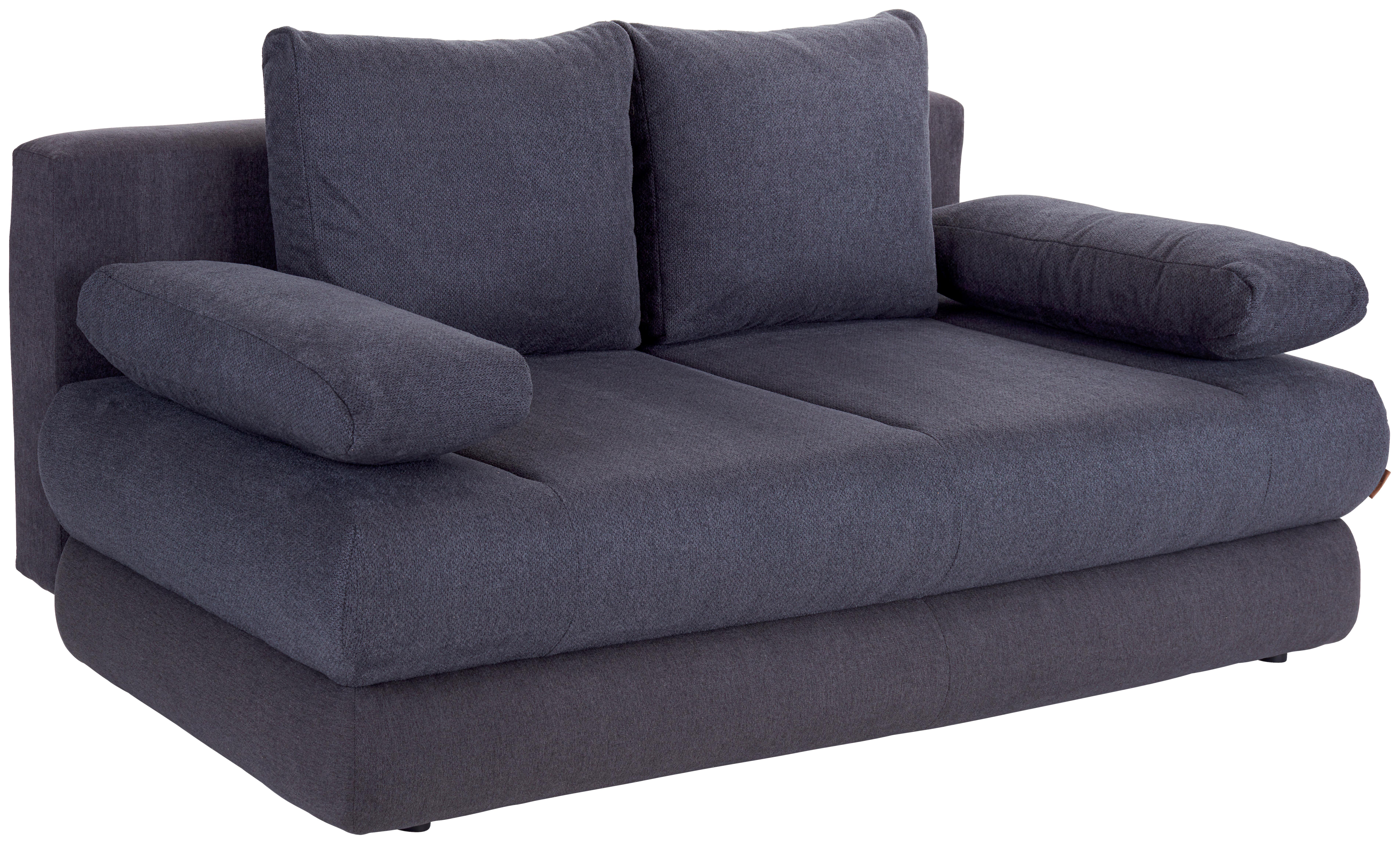 Canapea extensibilă Clipso - antracit, Basics, textil (212/93/90cm) - Ondega