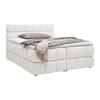 Boxspringbett Bubble Box Creme ca. 180x200cm - Creme/Schwarz, Konventionell, Holz/Textil (180/200cm) - Premium Living