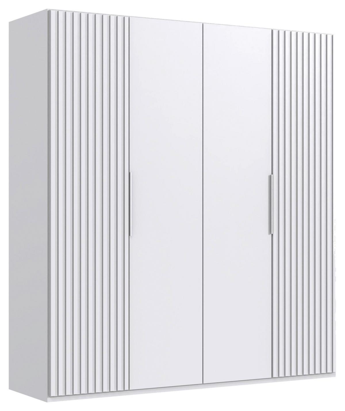 DULAP USI ROTATIVE ANDORRA - alb, Modern, material pe bază de lemn (200/216/58cm) - Modern Living