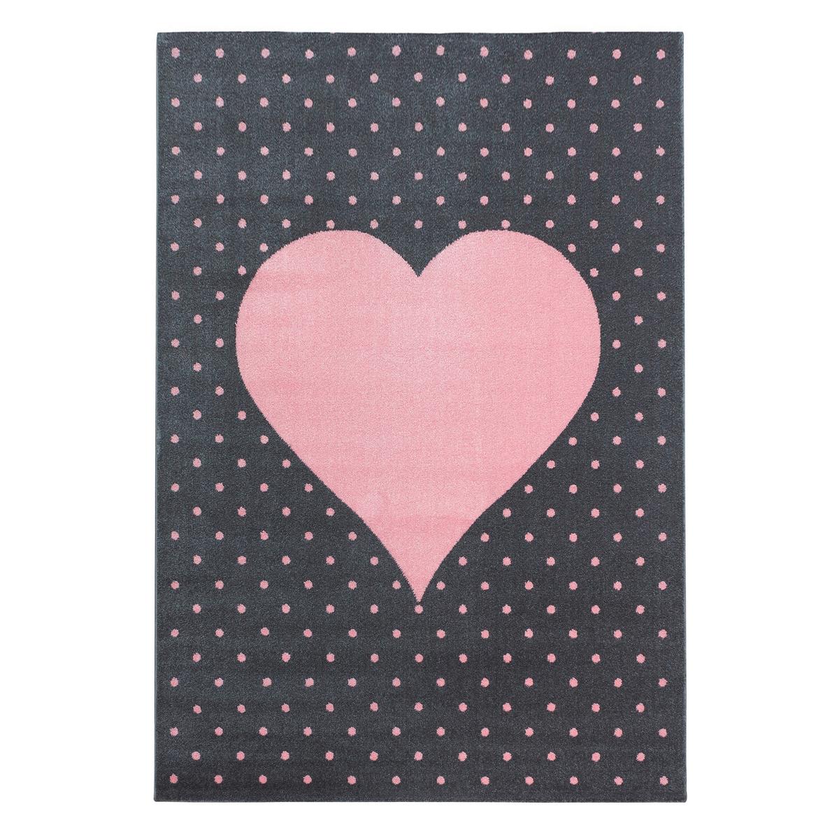 Kinderteppich Bambi Pink ca. 140x200cm - Pink, Trend, Textil (140/200cm) - Ben'n'jen