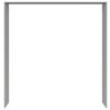 Passepartoutrahmen Paspt Chinchilla Grau - Eiche grau, Basics, Holzwerkstoff (213,7/222,7/58,5cm) - Visiona