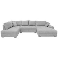 Kutna Garnitura Senso - svijetlo siva/boje kroma, Moderno, tekstil/drvo (197/346/183cm) - Modern Living