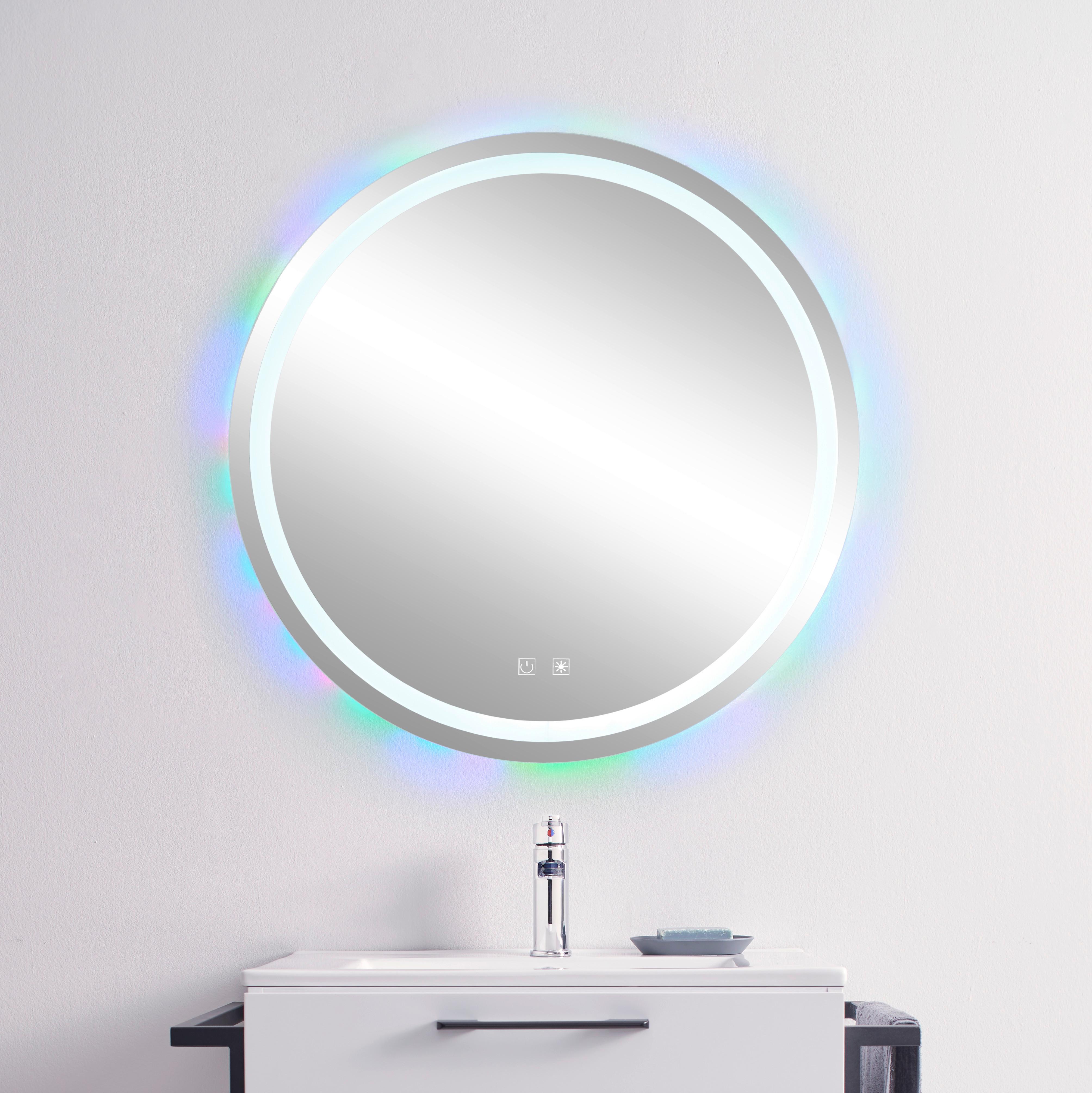 Ogledalo Z Osvetlitvijo Bob - Moderno, steklo (75cm) - Mömax