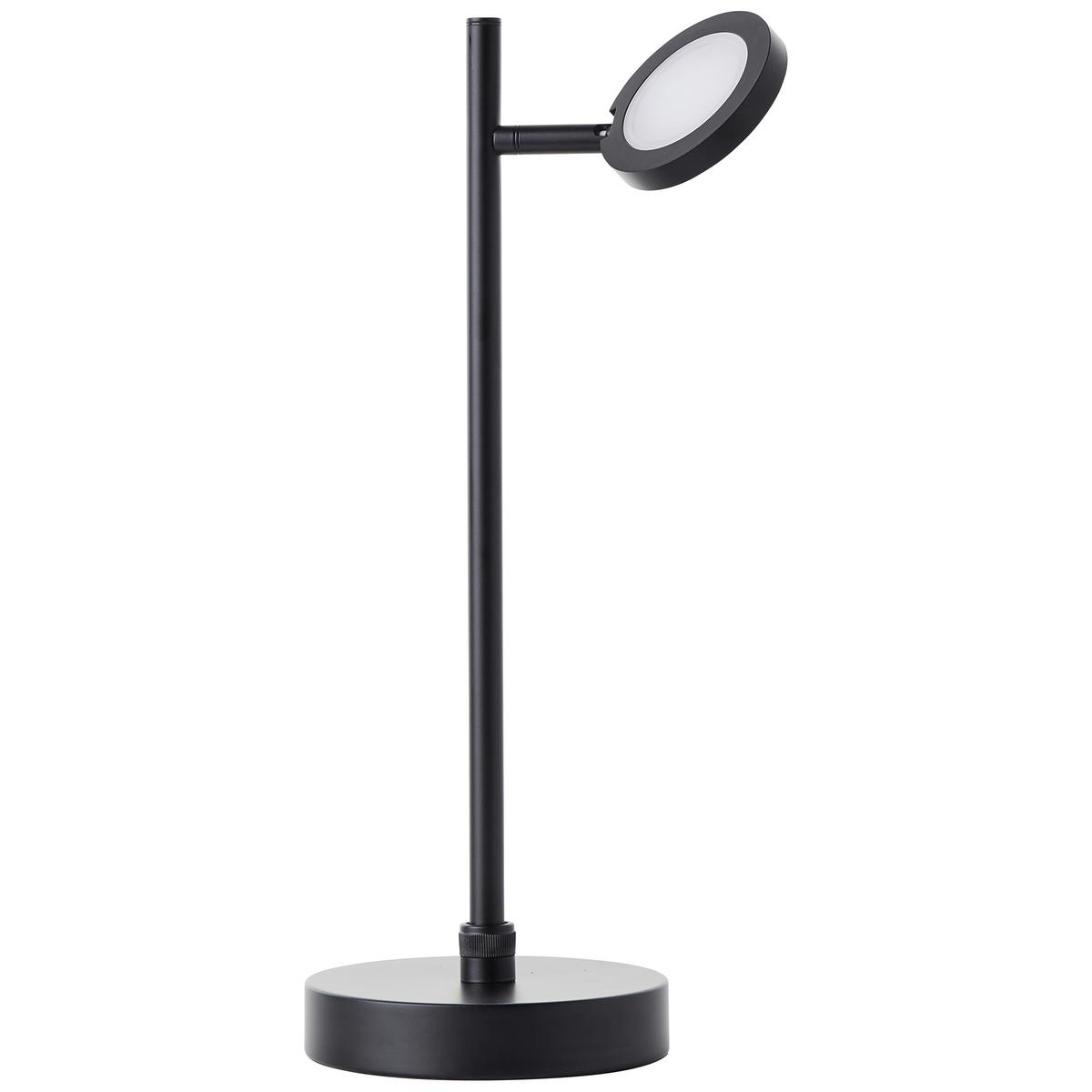 LAMPA STOŁOWA LED G60175/06 PESSO LED / TL - czarny, Konventionell, tworzywo sztuczne/metal (22,6/45/16cm) - Brilliant