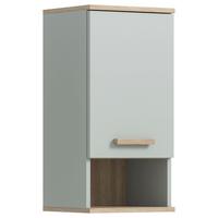 Hängeschrank Star ca. 34x68x28 cm Eiche/Grüngrau - Graugrün/Eiche San Remo, MODERN, Holzwerkstoff/Kunststoff (34/68/28cm) - MID.YOU