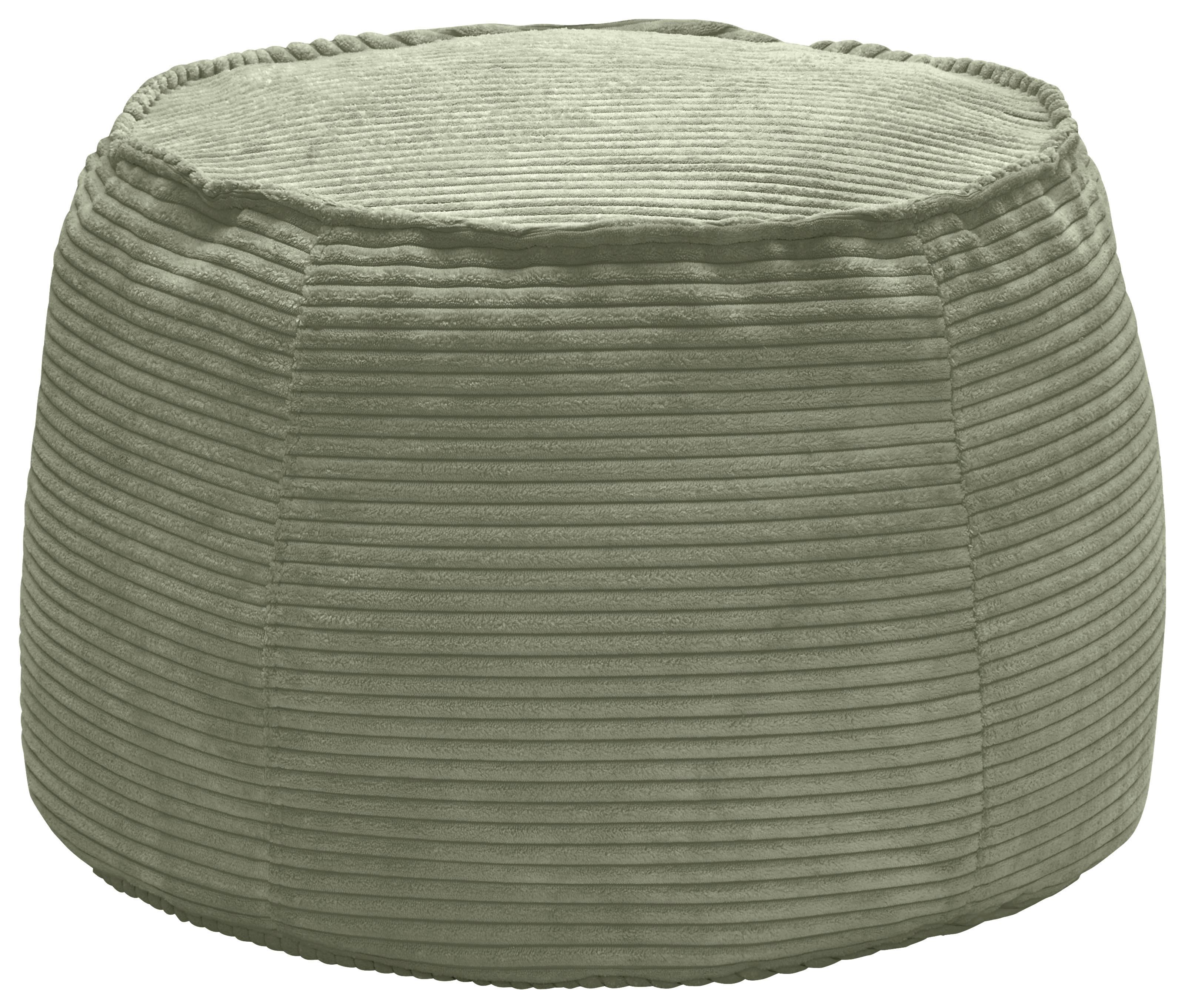 Hocker Lucylla Olivgrün - Olivgrün, MODERN, Textil (60/60/38cm) - Mömax